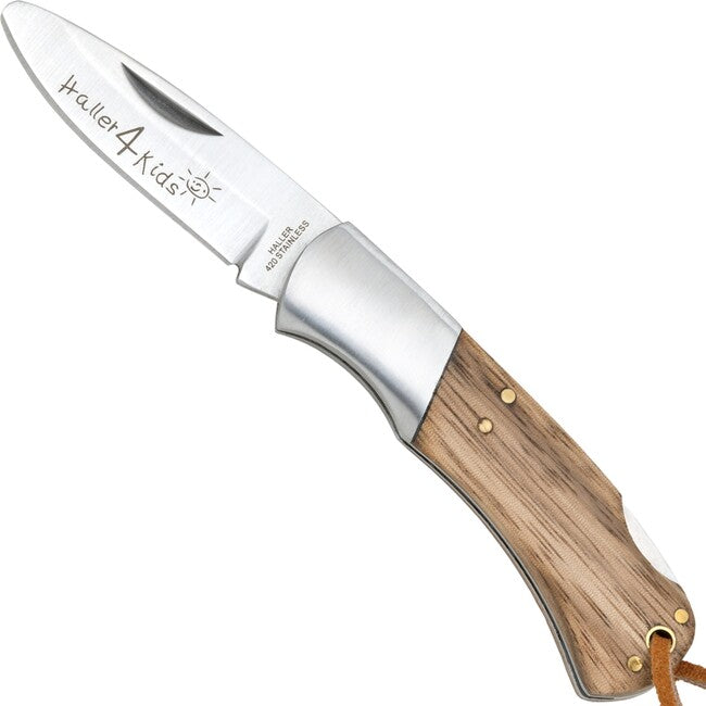 Haller Pocket Knife Youth Zebrawood for Kids