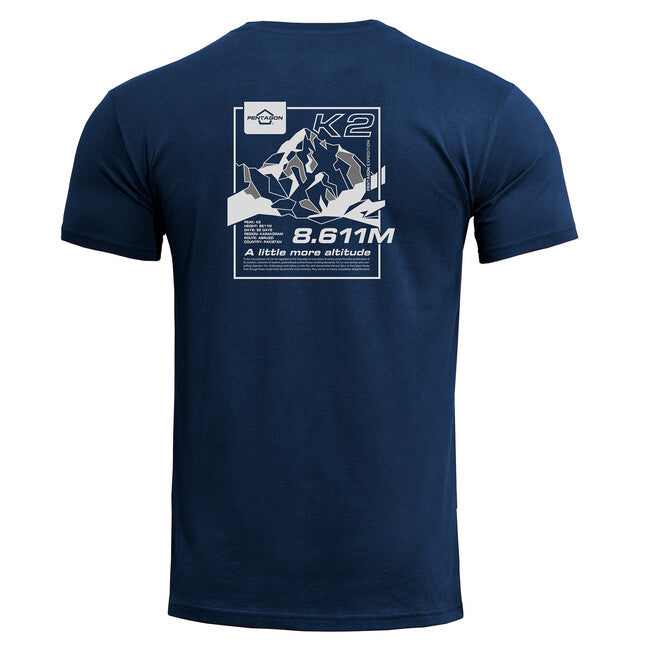 Pentagon K2 Mountain T-Shirt, Navy Blue