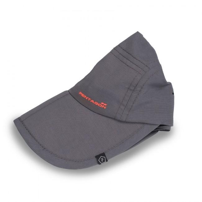Pentagon Zakros Foldable Cap, Grey