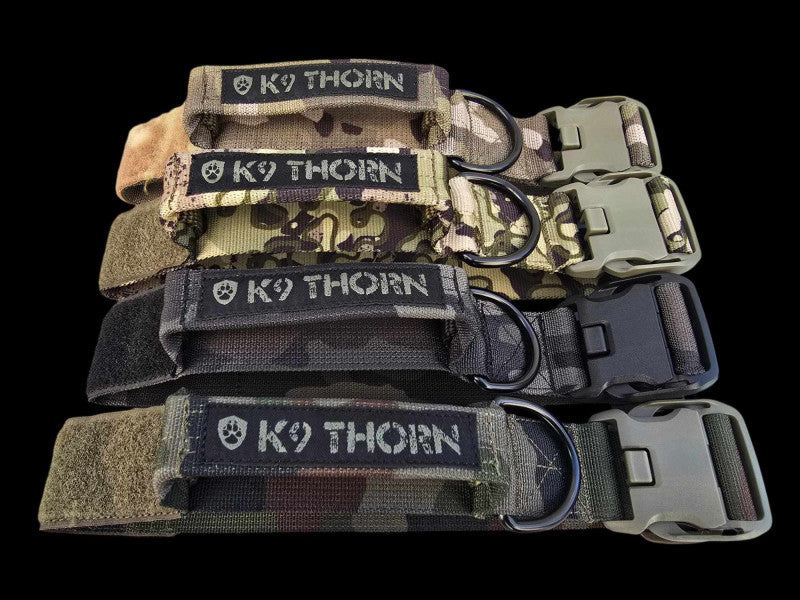 K9 Thorn Charlie Collar, Black Camo