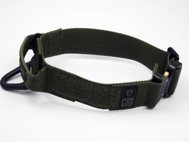 K9 Thorn Collar with Handle Cobra-Bravo 45mm, Olive
