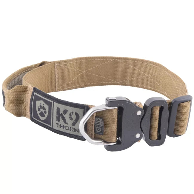 K9 Thorn Cobra-Echo Collar with Handle 38mm, Dark Coyote