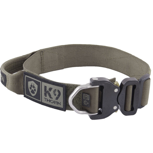 K9 Thorn Cobra-Echo Collar with Handle 38mm, Olive