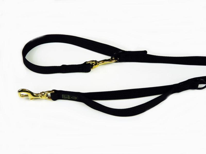 K9 Thorn Removable Leash with Front Handle, Black