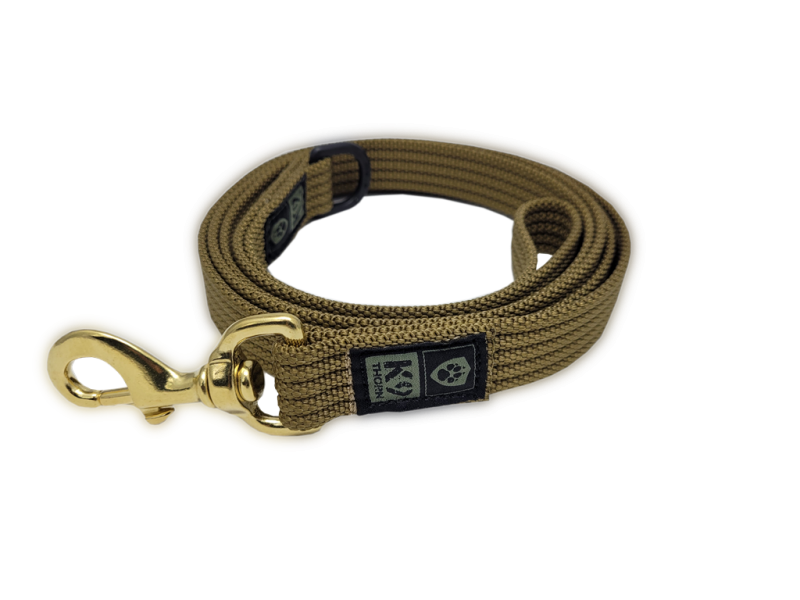 K9 Thorn Leash 100cm, Brown Coyote