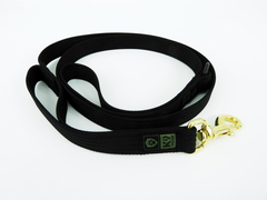 K9 Thorn Leash with 2 Handles 150cm, Black