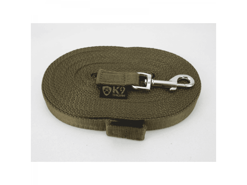 K9 Thorn Leash with Carabiner 20mm/3m, Olive