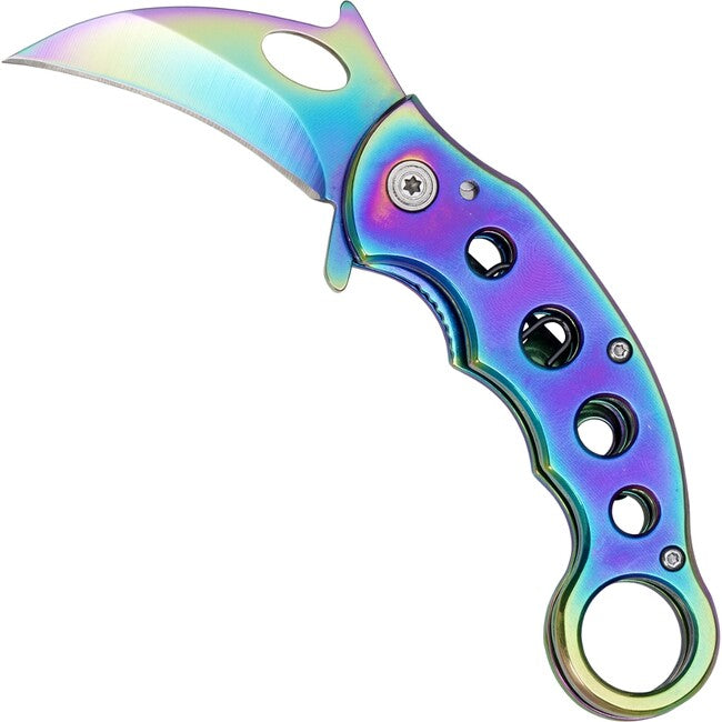 Haller karambit nôž Karambit Rainbow coating