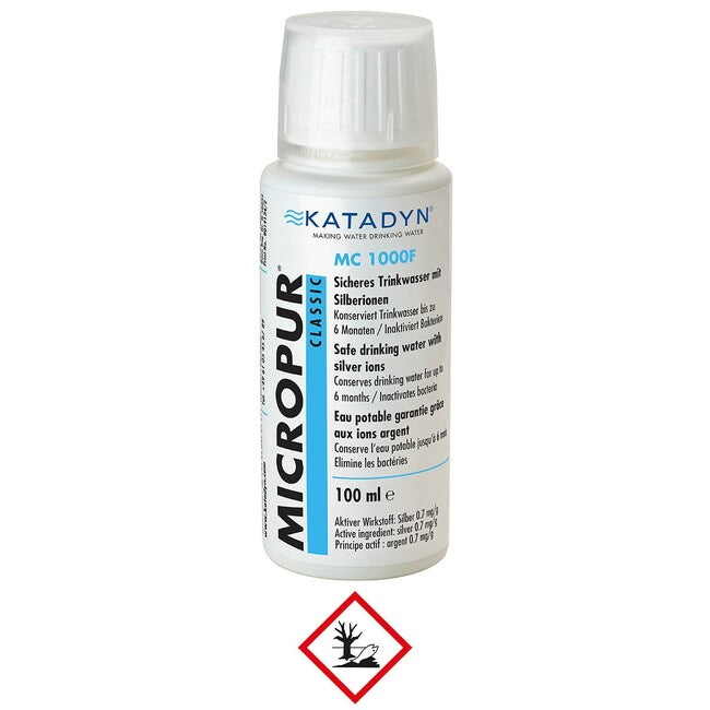 Katadyn Micropur MC 1000F Drinking Water Preservative, 100 ml