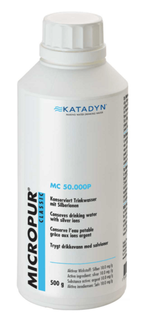 Katadyn Micropur Classic MC 50'000P Water Disinfection Powder, 500g