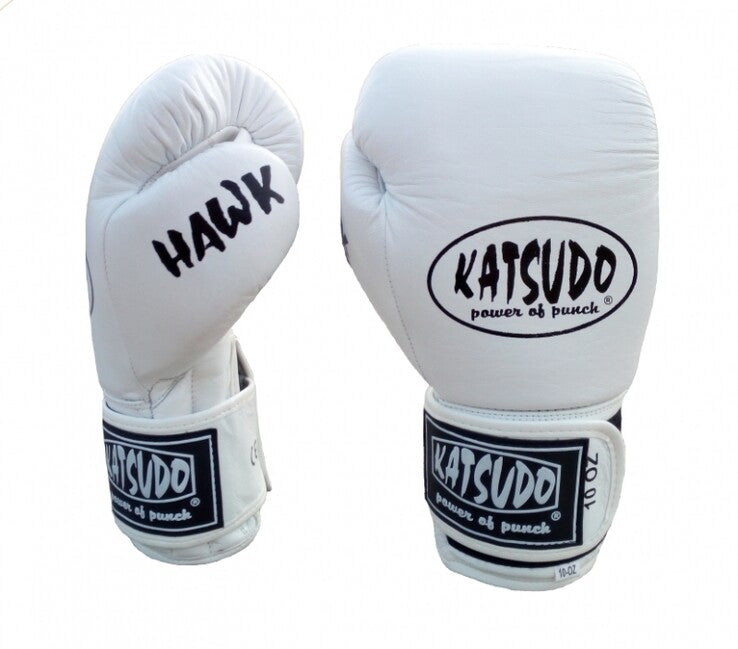 Katsudo Hawk Boxing Gloves, White