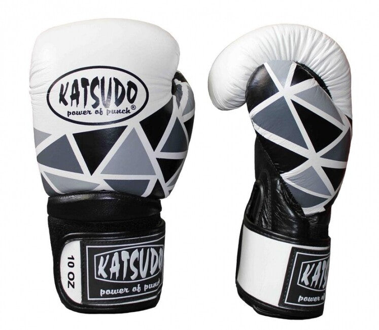 Katsudo Kink Boxing Gloves, White
