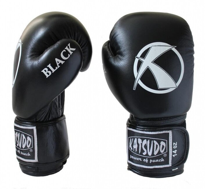 Katsudo Power Boxing Gloves, Black