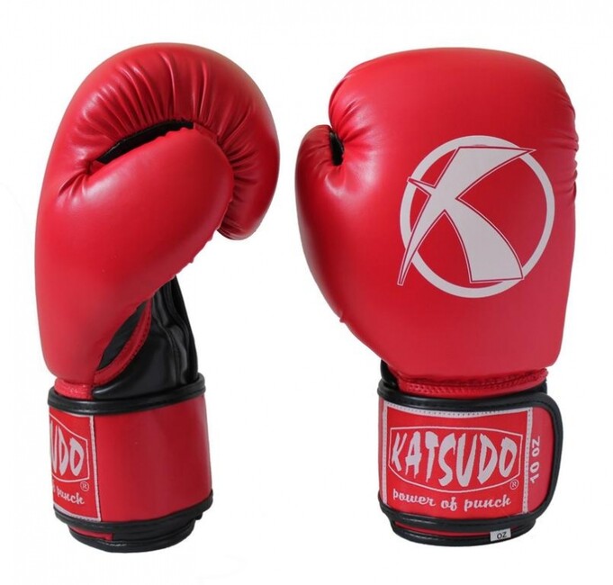 Katsudo Punch II Boxing Gloves, Red