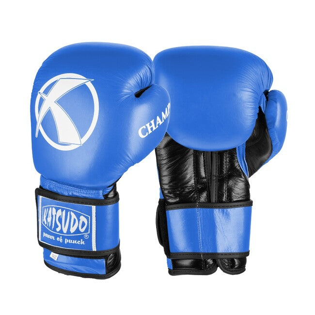 Katsudo Champion IV Boxing Gloves, Blue