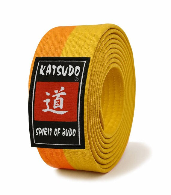 Katsudo opasok obi Master, žlto oranžový