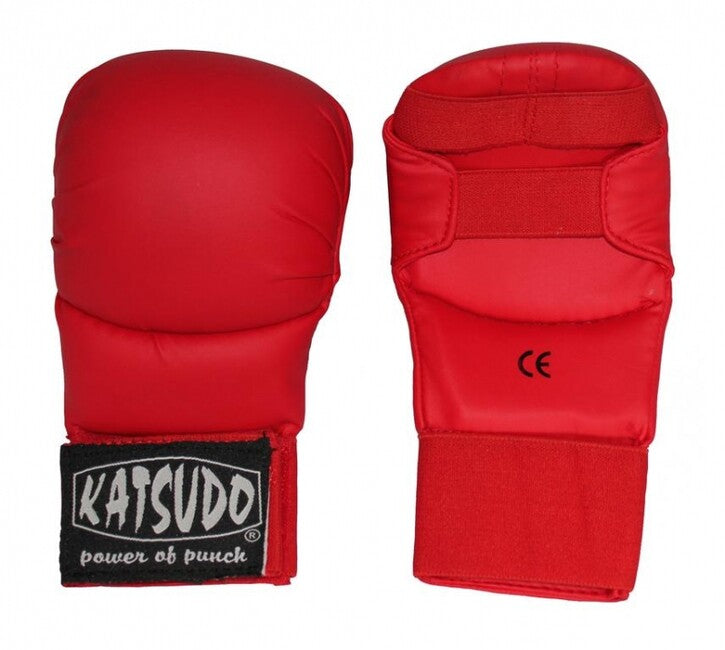 Katsudo Klasik Karate Gloves, Red