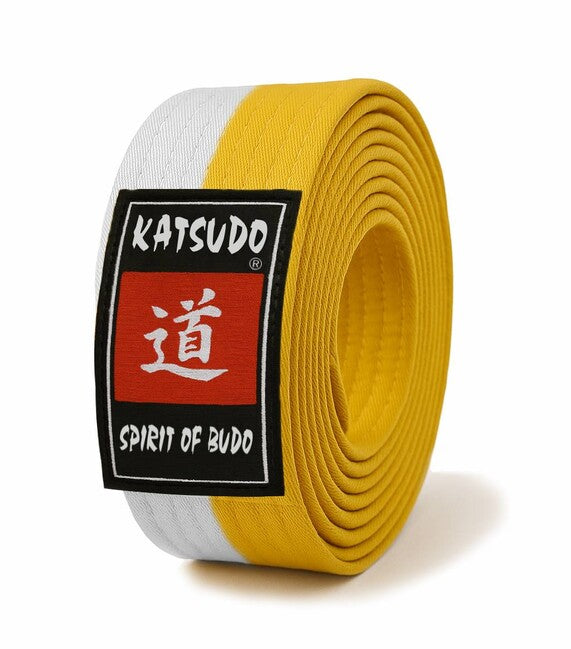 Katsudo opasok obi Master, bielo žltý