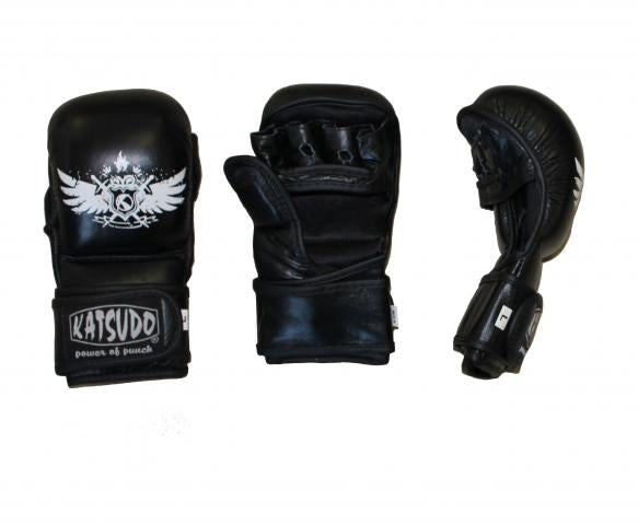 Katsudo Revenge MMA Training Gloves, Black