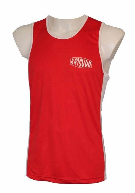 Katsudo Box Tank Top, Red