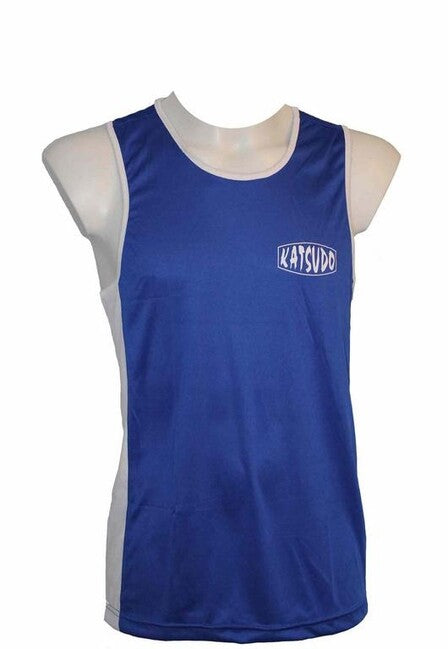 Katsudo Box Tank Top, Blue