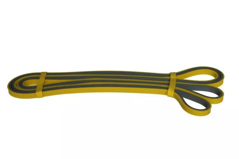 Katsudo Flexband Resistance Band, Yellow-Grey