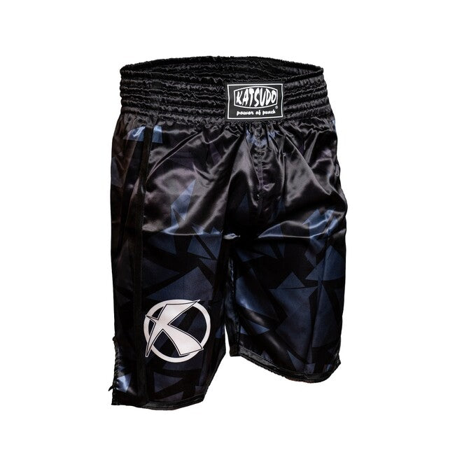 Katsudo Fight Shorts, Black/White