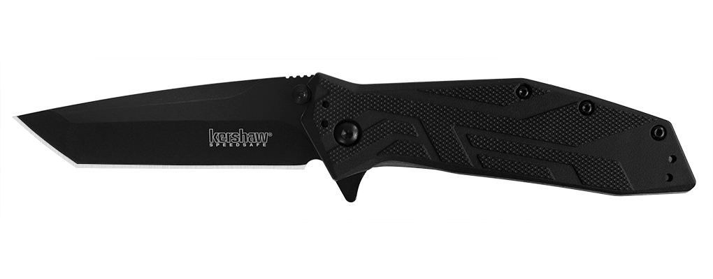 Kershaw vreckový nôž BRAWLER 7,6 cm, celočierny, GFN