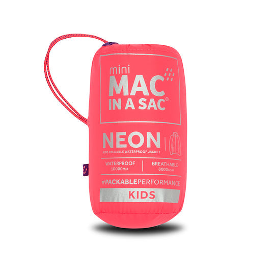 Mac in a Sac Origin 2 Kids Waterproof Jacket, Watermelon