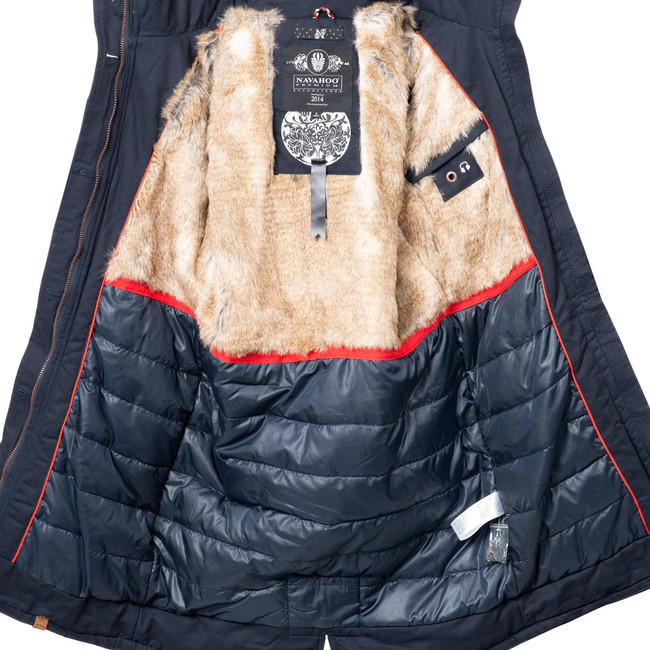 Navahoo KIN-JOO Women's Winter Jacket with Hood and Fur