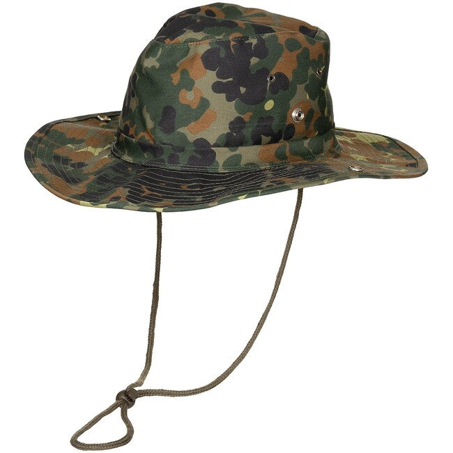 MFH Bush Hat with Drawstring, BW Camo