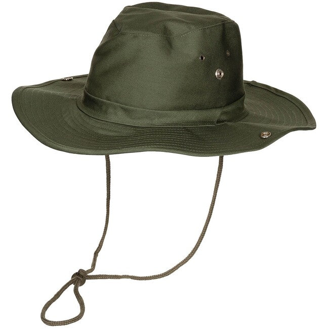 MFH Bush Hat with Drawstring, Olive Drab