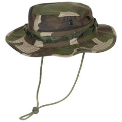 MFH American GI Bush Rip-Stop Hat with Chin Strap, CCE Camo