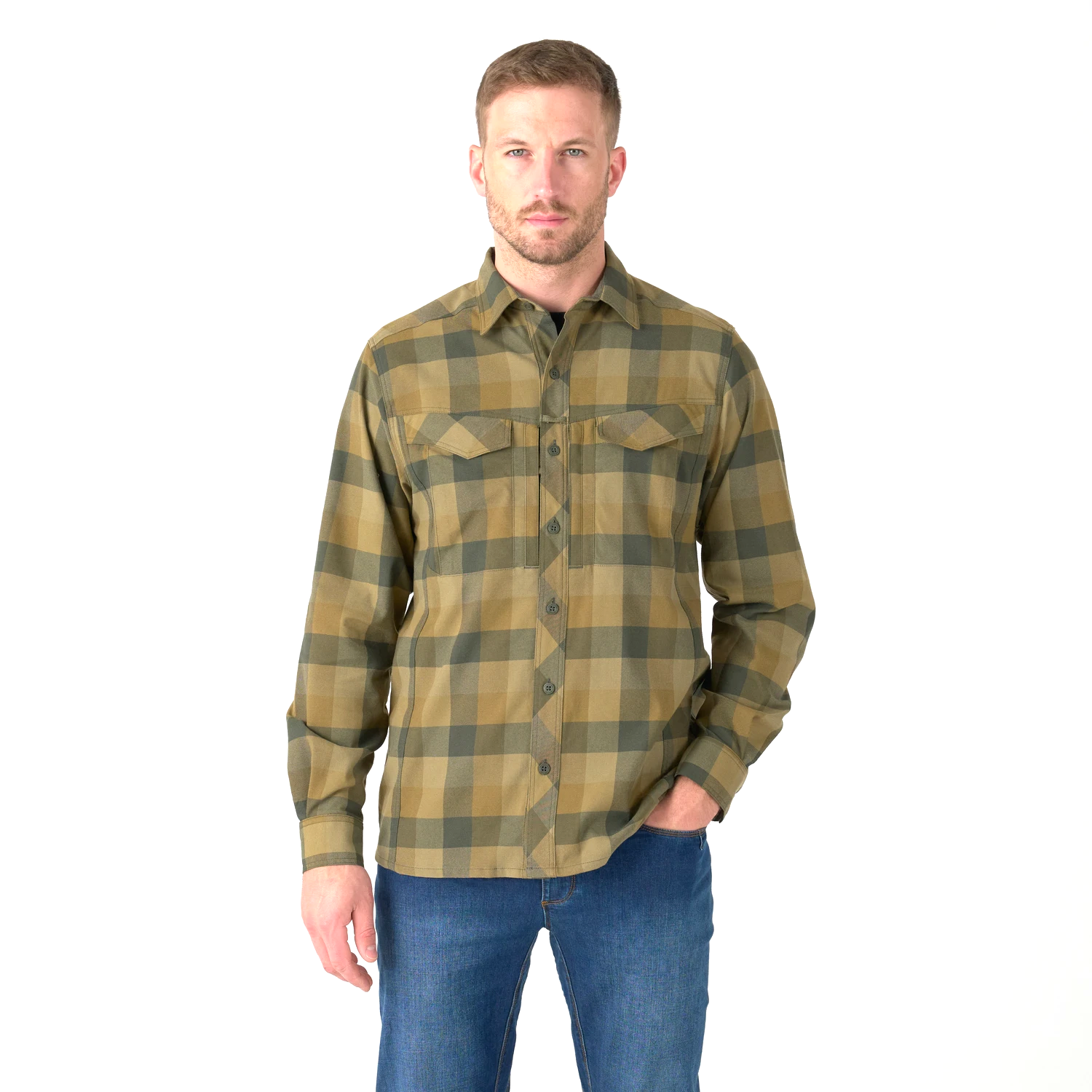 Helikon-Tex Defender Mk2 Nylon Sorona Blend košeľa, Bayou Moss Checkered