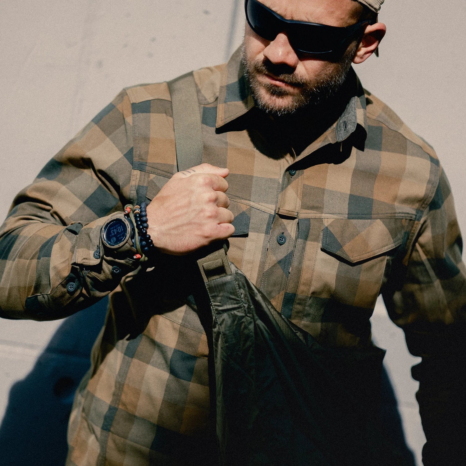 Helikon-Tex Defender Mk2 Nylon Sorona Blend košeľa, Bayou Moss Checkered