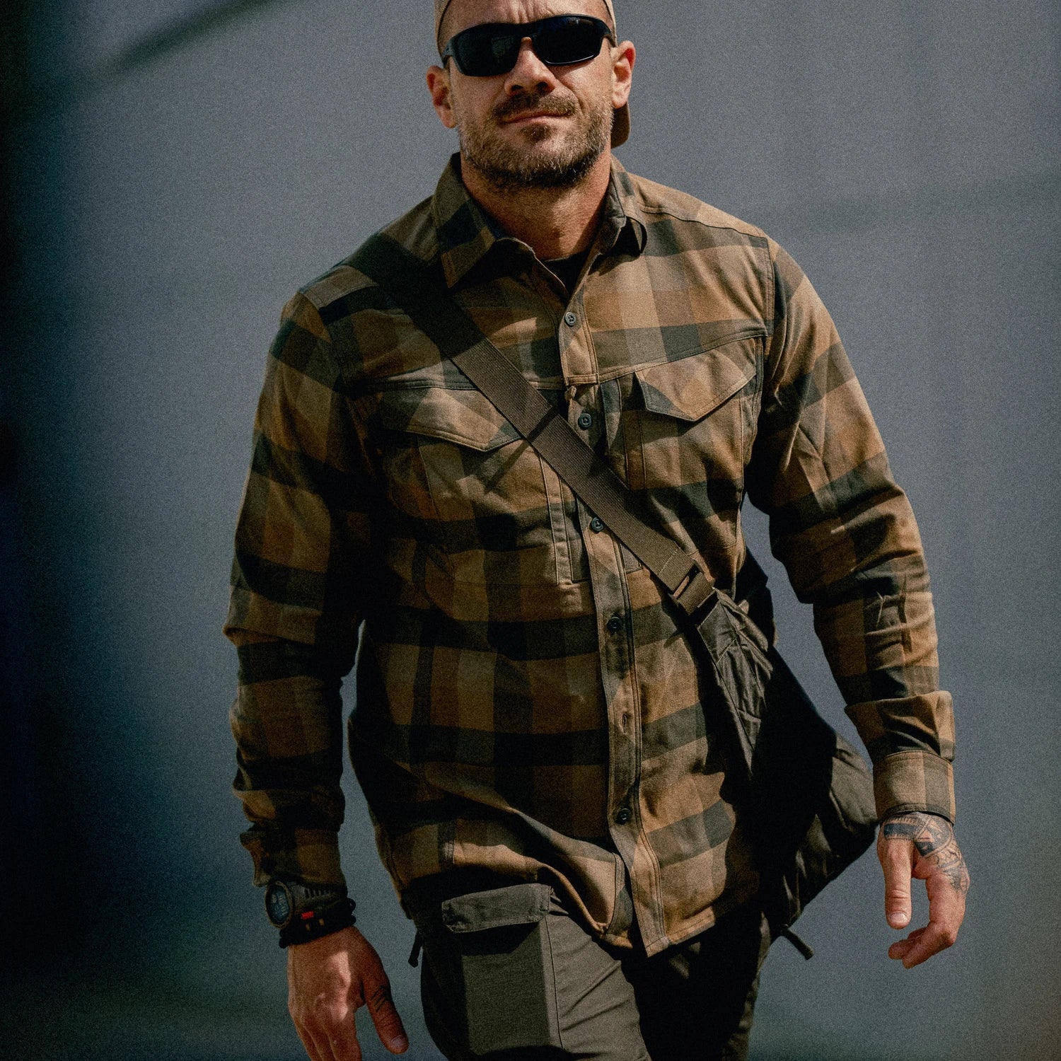 Helikon-Tex Defender Mk2 Nylon Sorona Blend košeľa, Evening Pumpkin Plaid