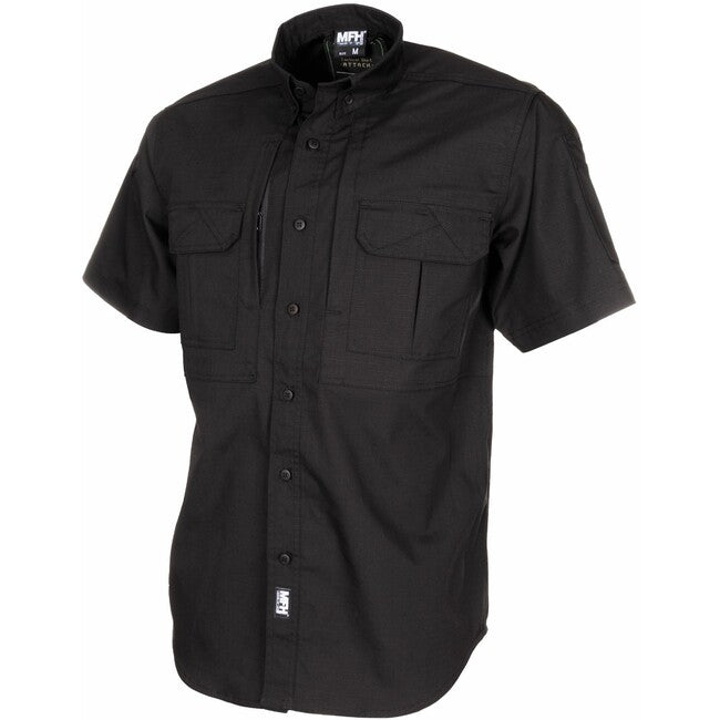 MFH Professional Attack T-Shirt, Teflon-coated, Black