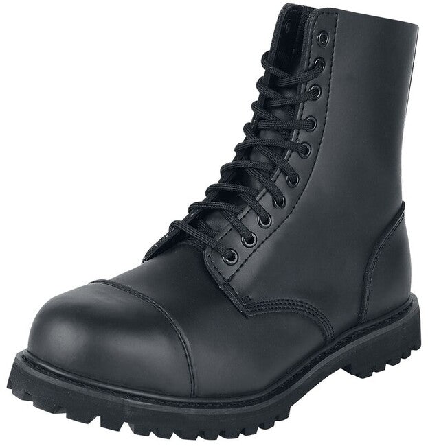 Brandit Phantom Leather Work Boots 10, Black