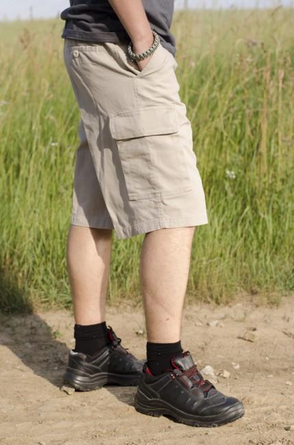 Mil-Tec Moleskin Shorts, Prewash Khaki