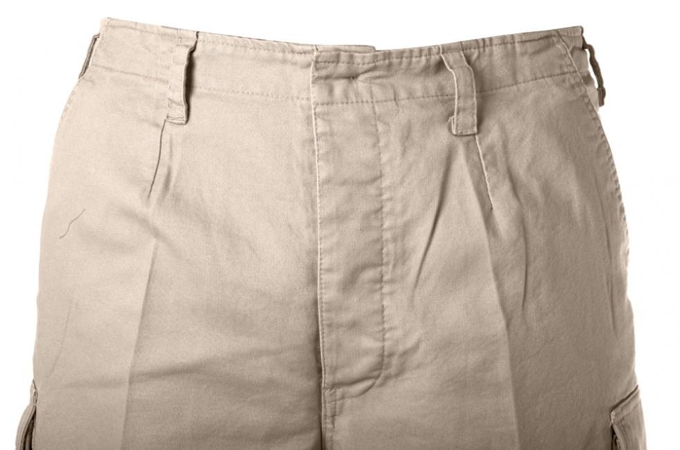 Mil-Tec Moleskin Shorts, Prewash Khaki