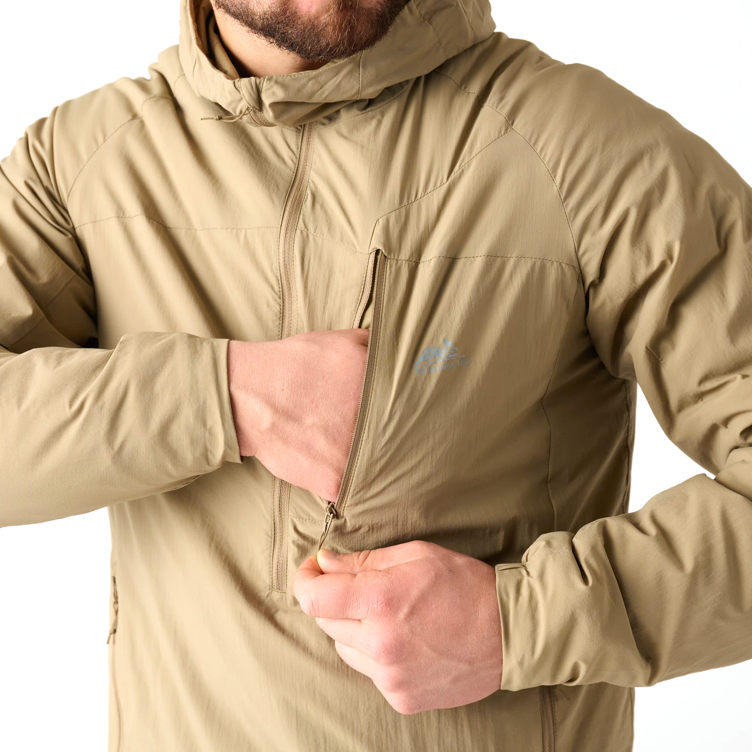 Helikon-Tex Wolfhound Hoodie Lite prechodná bunda, shadow grey