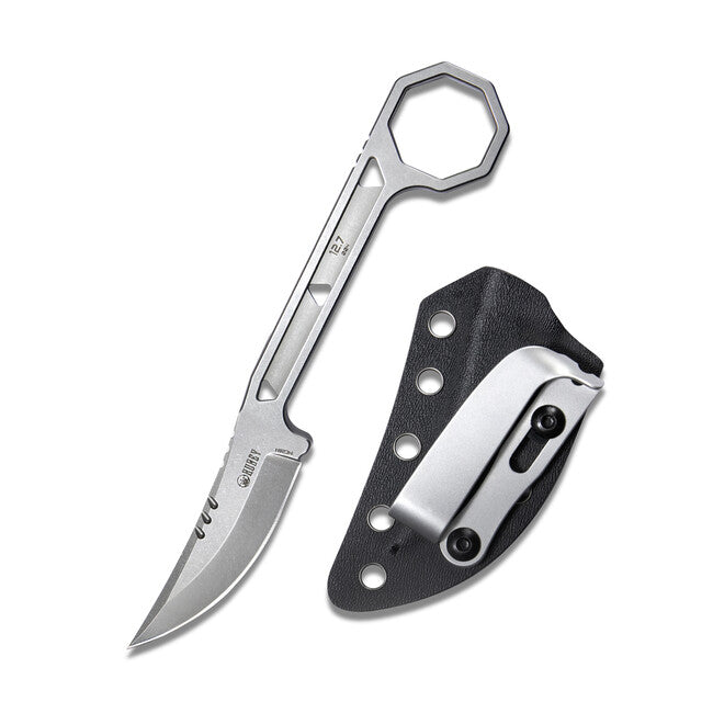 KUBEY Fixed Blade Knife 12.7 Trailing Point by Hydra