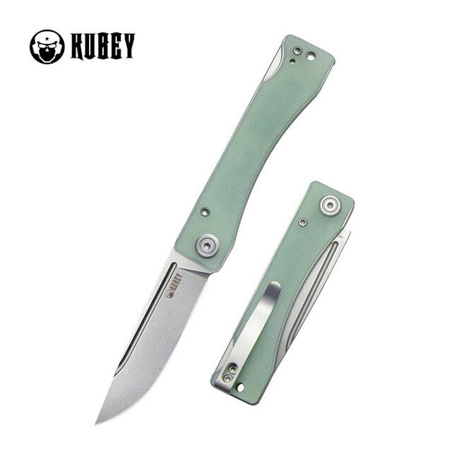 KUBEY Akino Nephrite Folding Knife