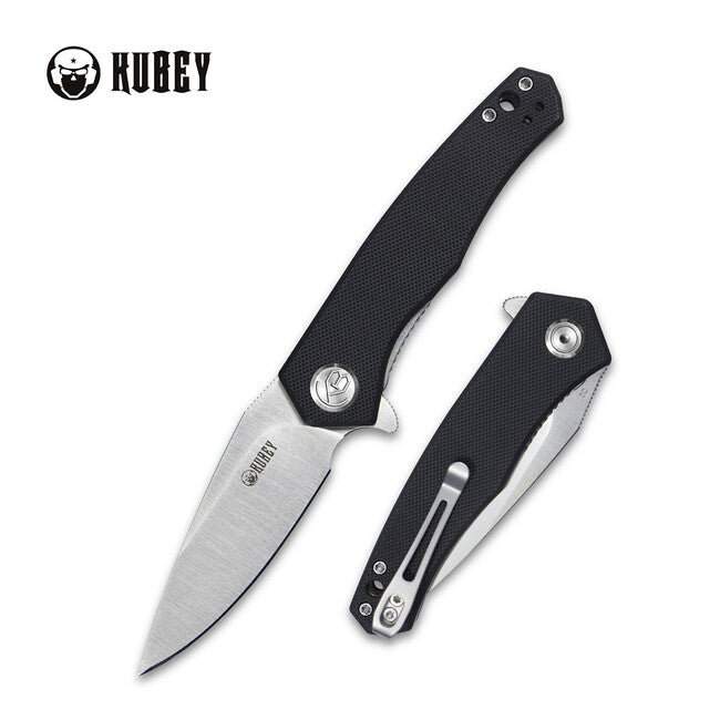 KUBEY Cadmus Folding Knife, Black
