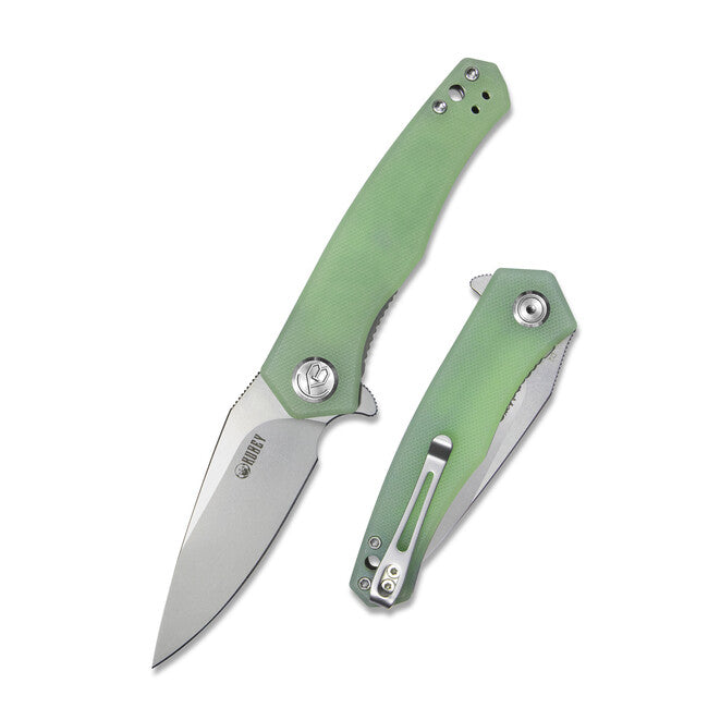 KUBEY Cadmus Jade Folding Knife