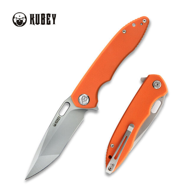 KUBEY Darkness Folding Knife, Orange