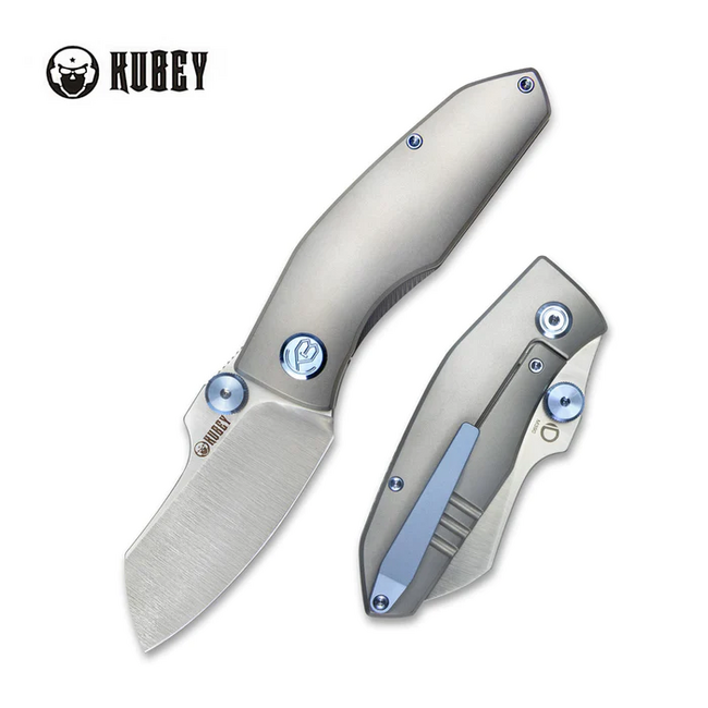 KUBEY Monsterdog Titanium Folding Knife
