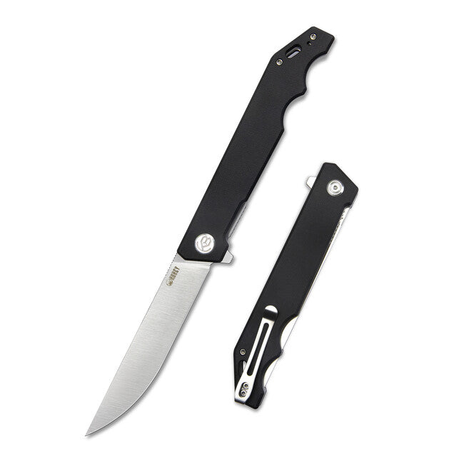 KUBEY Pylades Folding Knife Black G10