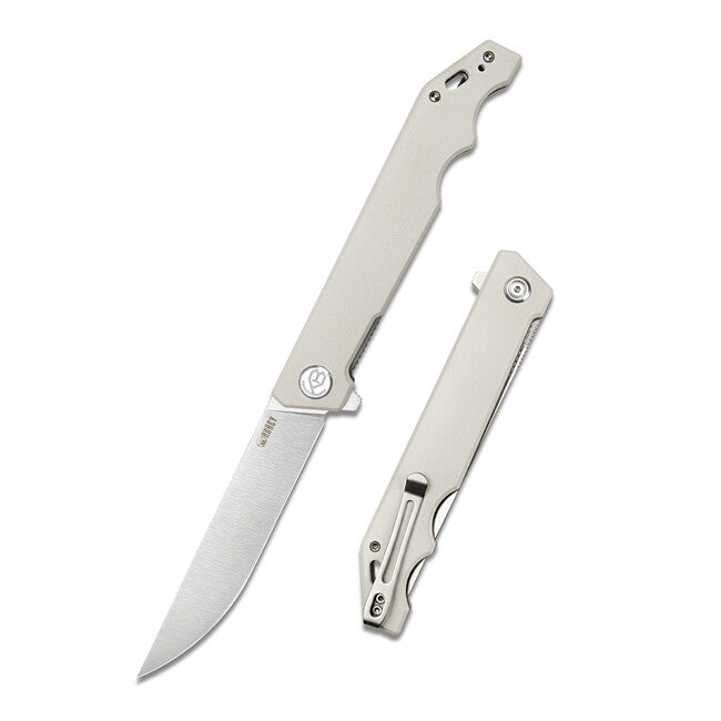 KUBEY Pylades Folding Knife, Ivory