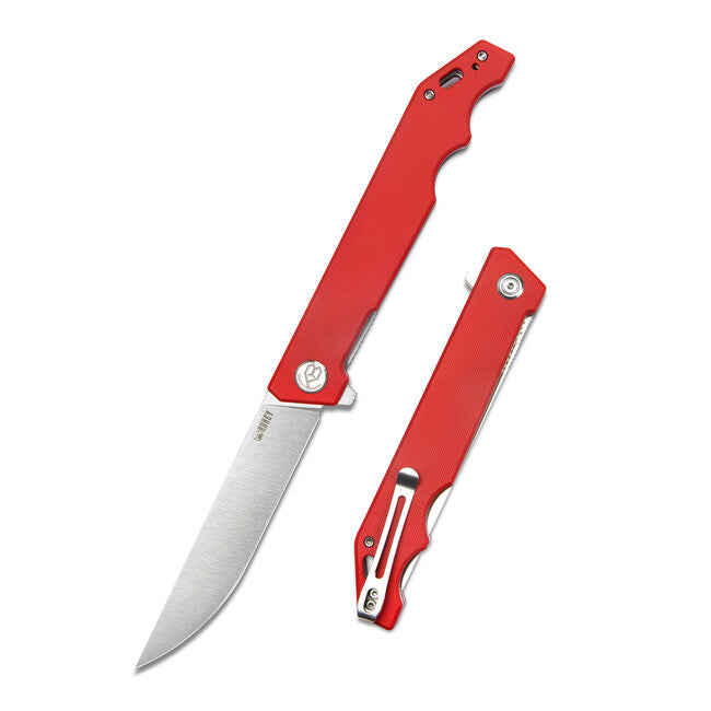 KUBEY Pylades Folding Knife, Red